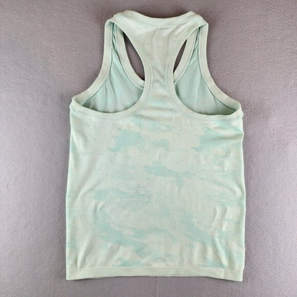 ATHLETA Momentum Seamless Green‎ Camo Tank Top Women's Medium Style# 556387 - Picture 6 of 8